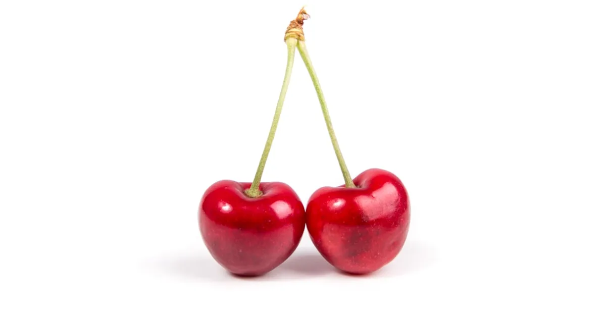 Cherry growing in a garden